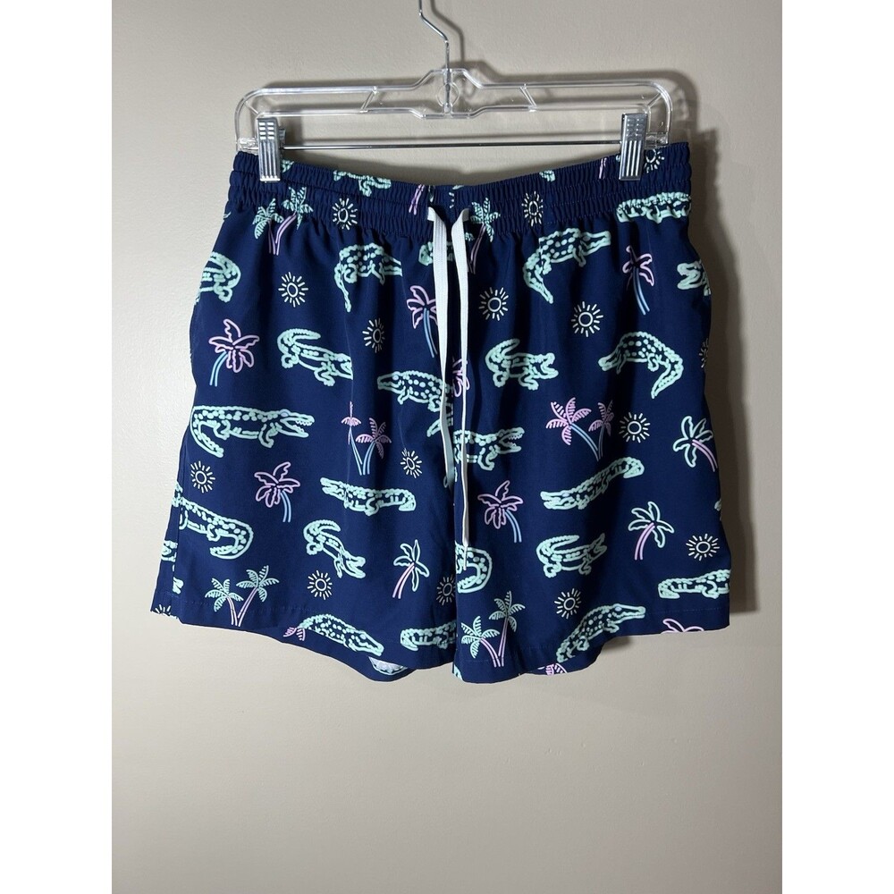 Chubbies Men's XL The Neon Glades Gator Bathing Suit Swim Trunks Lined 5.5”